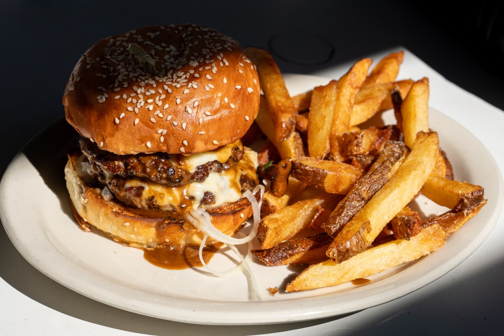 Burger fries